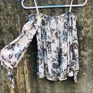 One Clothing LA Floral Off the Shoulder Top